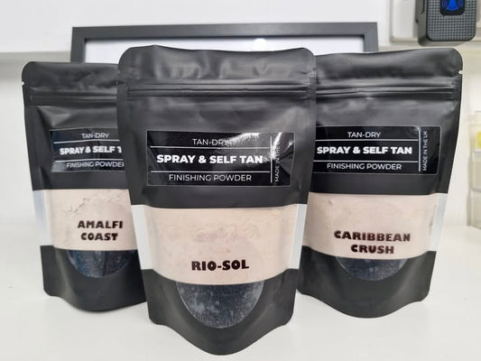Tan-Dry Spray & Self Tan Finishing Powder